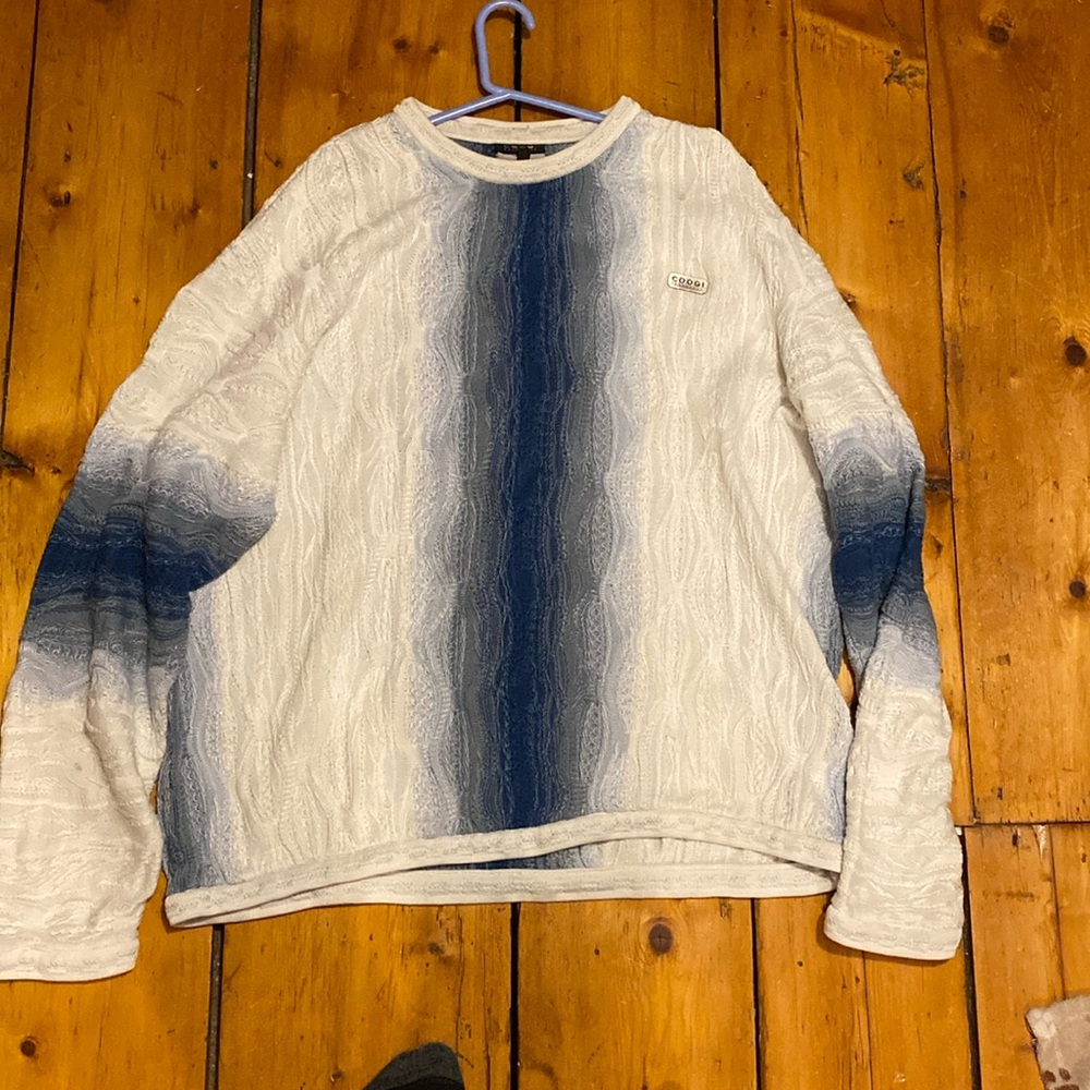 Discounted COOGI sweater. Slightly stained. Photos available.